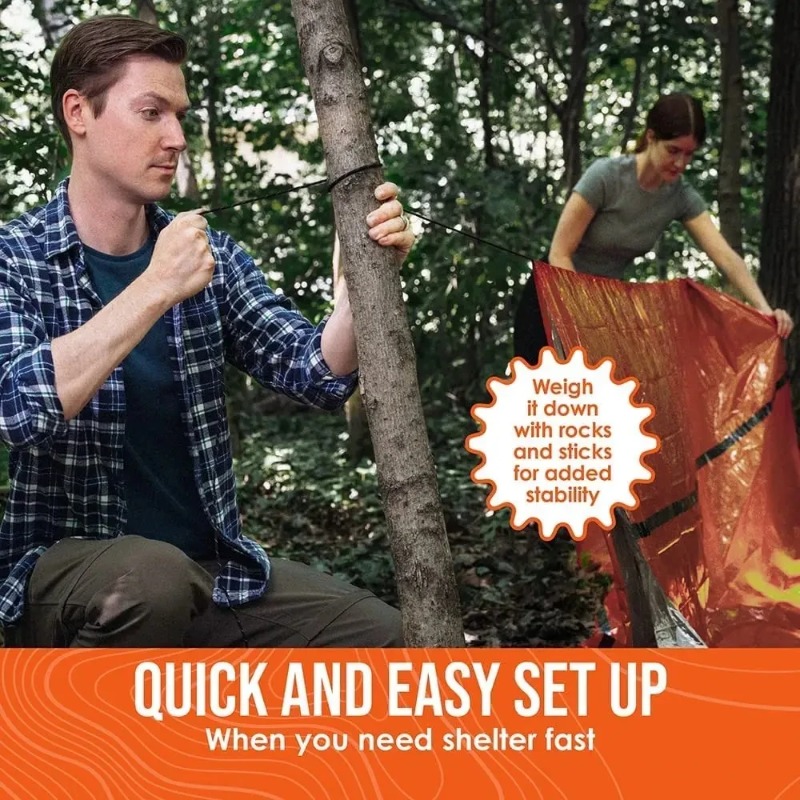 ชุดเต็นท์ฉุกเฉินสำหรับ 2 คน พร - Emergency Mylar Tent บทวิจารณ์และราคา