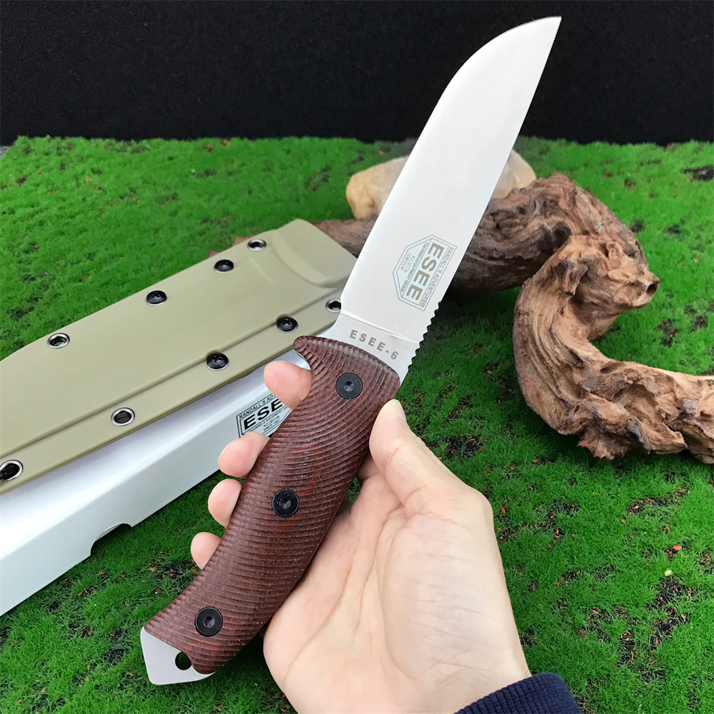 มีดพับ ESEE-6 รุ่นใหม่ ใบมีด D - Bushcraft Knife Fixed บทวิจารณ์และราคา