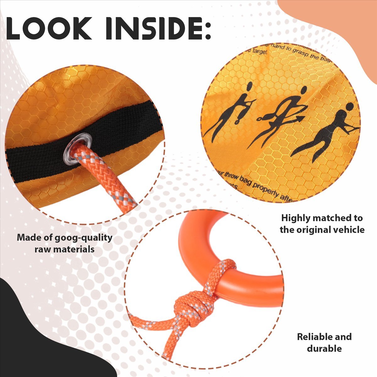 แฮปปี้นิว- เชือกโยนสะท้อนแสงพร - Rescue Rope Throw บทวิจารณ์และราคา