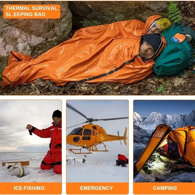 ถุงนอนฉุกเฉินกันน้ำพิเศษ ผ้าห่ - Emergency Mylar Tent บทวิจารณ์และราคา