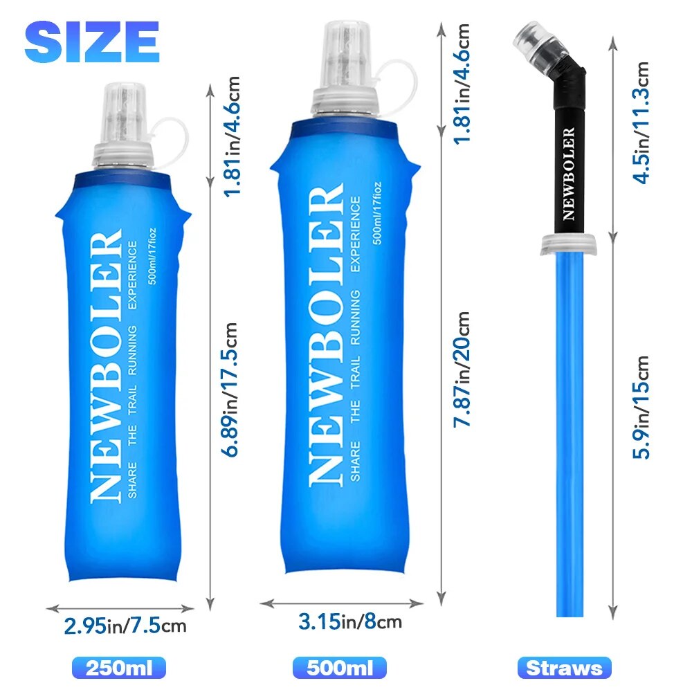 NEWBOLER 250ml 500ml ขวดน้ํา T - Water Bag Collapsible บทวิจารณ์และราคา